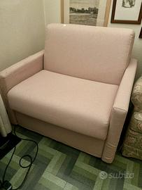 Poltrona letto singolo apribile - materasso inclus