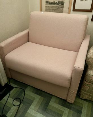 Poltrona letto singolo apribile - materasso inclus