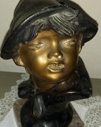 scultura in bronzo 