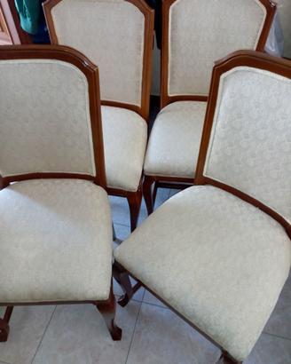 4 sedie come nuove beige chiaro