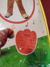 Costume 44 Gatti Lampo 3/4anni