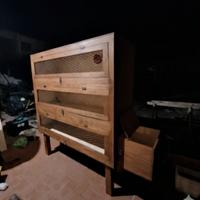 gabbia per pulcini/quaglie 