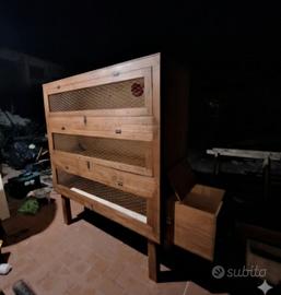 gabbia per pulcini/quaglie 