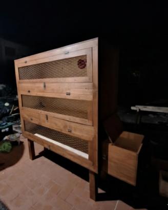 gabbia per pulcini/quaglie 