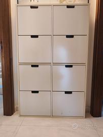 SCARPIERA LEGNO BIANCO