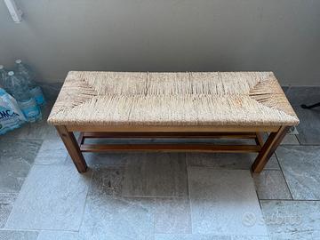 Panca con ripiano per scarpe