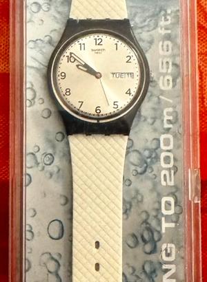 Orologio swatch white delight