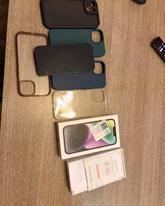 iPhone14-128gb BLU (batteria 88%)+Accessori