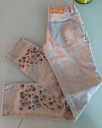 Jeans con strass Denny Rose 