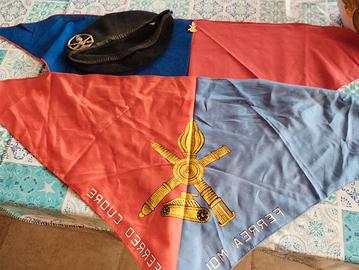 Lotto Coppia Foulard+ Basco Carristi Esercito