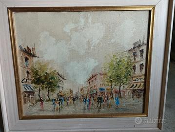 Quadro olio su tela pittore D.Biasi