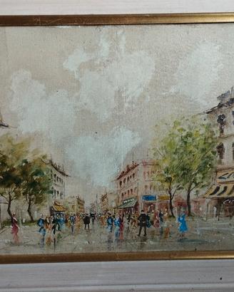 Quadro olio su tela pittore D.Biasi
