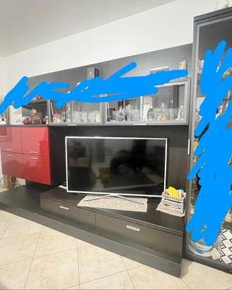 parete attrezzata moderna 