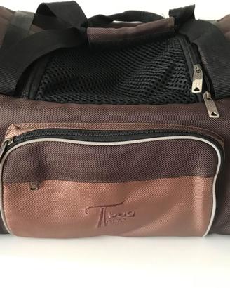 Borsa Zaino da rasporto per cane piccolo taglio.