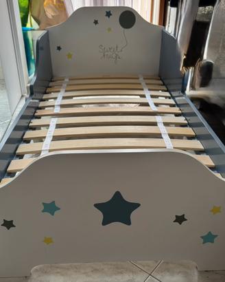 Letto lettino bambini con materassino antisoffoco