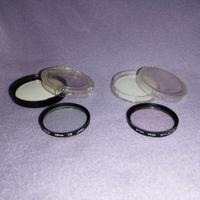 Coppia filtri Hoya e Optex per obiettivi 49mm