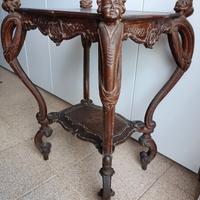 Tavolino con vassoio antico 