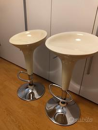 Coppa sgabelli sedili da bar bianchi 