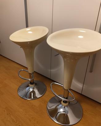 Coppa sgabelli sedili da bar bianchi 