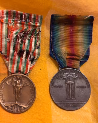 Coppia Medaglie 1915-1918 WW1