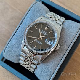 Rolex Datejust 36mm 16234 Black Stick Dial