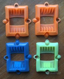 Porta Cd da tavolo in plastica colorati