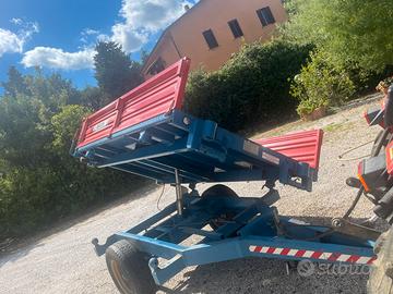 Rimorchio Bicchi x trattore 60cc