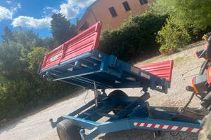Rimorchio Bicchi x trattore 60cc
