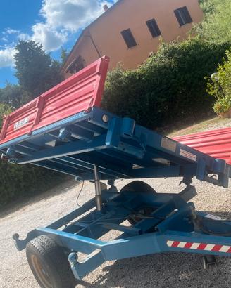 Rimorchio Bicchi x trattore 60cc