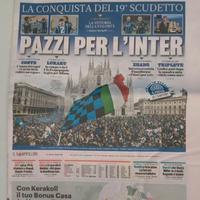 Giornale GDS Inter scudetto 19