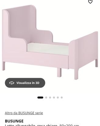 letto Busunge rosa