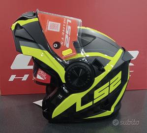 Casco LS2 Modulare Carbonio Vortex Yellow - TG. XL