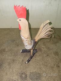 gallo in legno