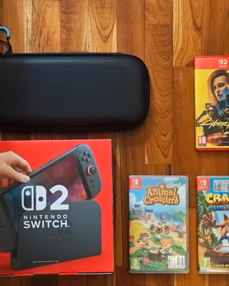 NINTENDO SWITCH 2 + GIOCHI E ACCESSORI