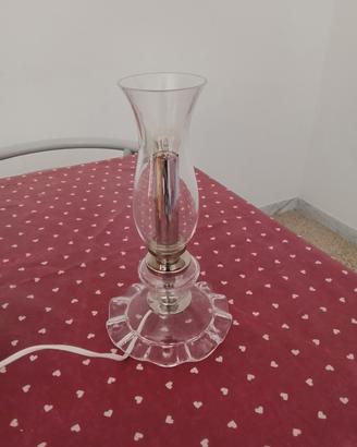 coppia candelabri in vetro 