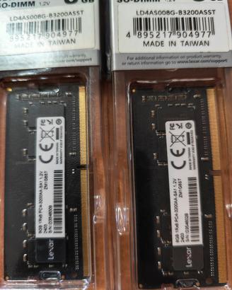 memoria lexar DDR4 8GB