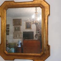 Specchiera autentica del 700 in foglia d' oro