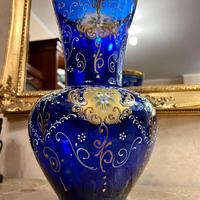 Imponente vaso in vetro di Murano autentico