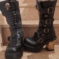 New rock boot metallic m-8373-s1 n36