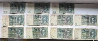 Banconota - Tehn Reichsmark - Reichsbanknote - 10
