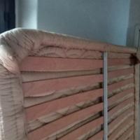 Doga letto matrimoniale rivestita con fodera