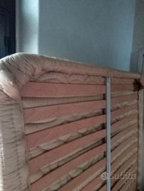 Doga letto matrimoniale rivestita con fodera