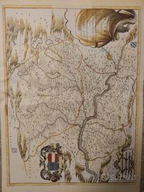 Stampi delle mappe antiche