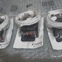 Lotto di 3x Caricatore multiporta + 3x Cavo USB-C