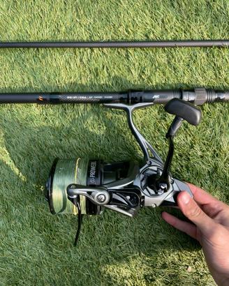 Combo canna e mulinello spod carpfishing