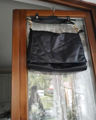 Borsa in  vera pelle nera di Gianni Chiarini 
