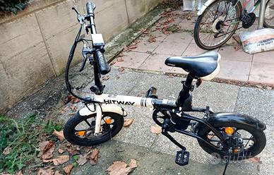 BICICLETTA ELETTRICA HITWAY BK35 + 2 BATTERIE 40Km