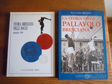 Storia bresciana della PALLAVOLO e BOCCE 2 volumi