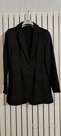 Blazer donna modello lungo, nero, tg S