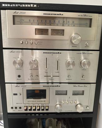 Impianto hi fi vintage Marantz 2050 1050 5000